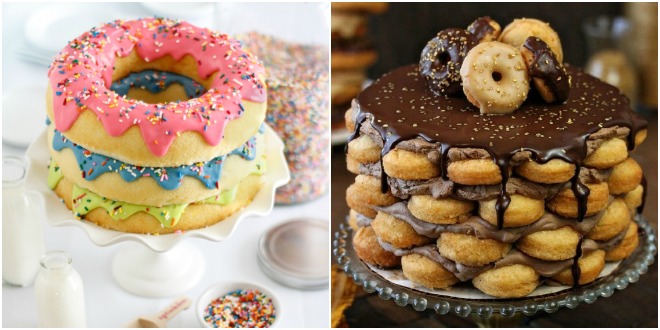 torta-compleanno-donut-party