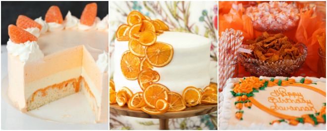 festa-a-tema-arancione-torta