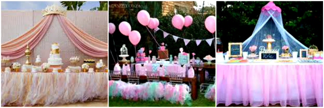 8 Decorazioni Da Tavolo A Nido D'Ape Tema Principessa: Per Feste Di Compleanno Da Sogno!